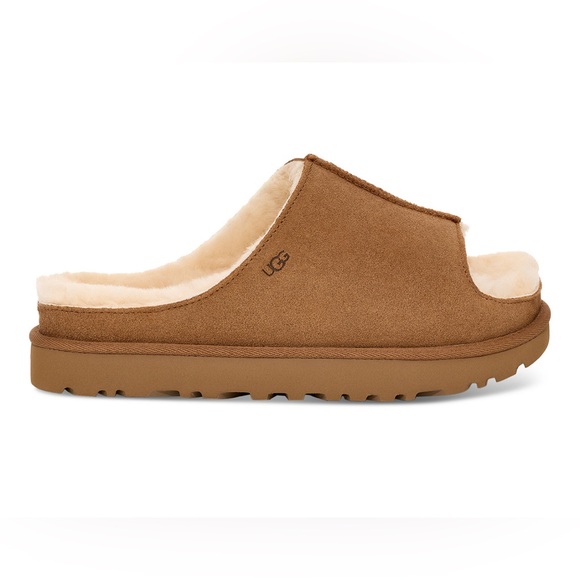 UGG® Women's Greenport Slide Slippers. Size 8. Chestnut. NIB - Picture 2 of 6